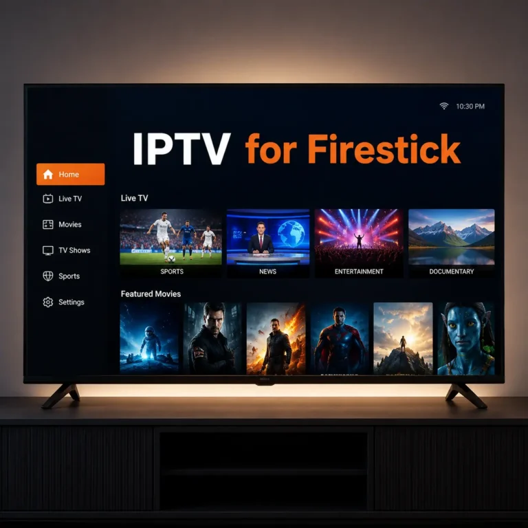 Best IPTV for Firestick service on smart TV with live channels